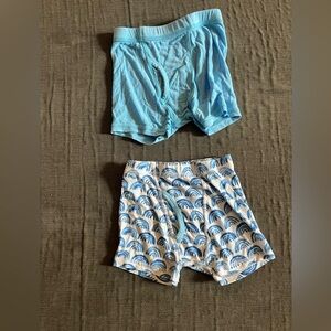 Little Sleepies Blue and Wave Pattern Kids Underwear